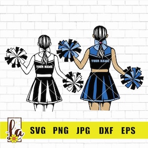 Cheerleader Svg | Personalized Name | Cheerleader Name Svg | Cheer Dance Svg | Cheerleader Shirt | Cheer Clipart | Cheer Mom Svg | Png Dxf