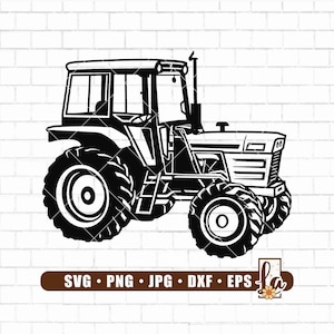 Tractor Svg | Farm Tractor Svg | Truck Svg | Farm Svg | Farm Clipart | Tractor Clipart | Farming Svg | Glowforge Files | Png Dxf Jpg Eps