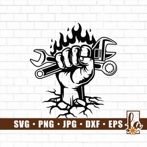 Smashing Wall Mechanic Svg | Wrenches Svg | Mechanic Svg | Mechanic Dad Svg | Mechanic Tools Svg | Repair Svg | Mechanic Shirt | Png Dxf Eps