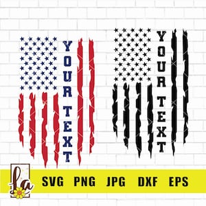 Personalized Distressed US flag svg, American flag svg, fourth of july svg, 4th of july svg, USA flag svg, Printable, Cricut & Silhouette