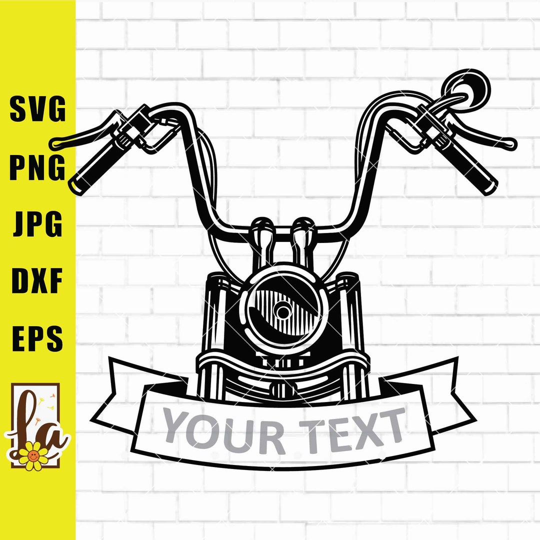 Motorcycle Handle Bars SVG Handlebars Svg Chopper Bike Svg Motor Svg Motorbike Rider Svg Riding