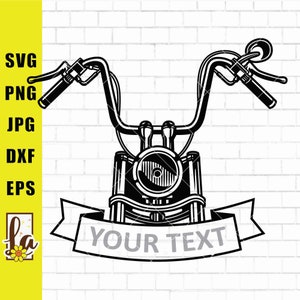 Motorcycle Handle Bars SVG | Handlebars Svg | Chopper Bike Svg | Motor Svg | Motorbike Rider Svg | Riding Svg | Dxf Png Eps Ai