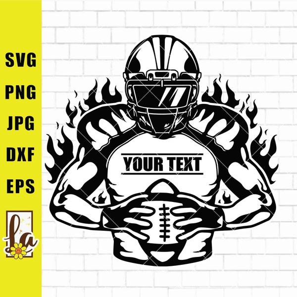 Football player svg | Football name | Football svg | football team | Football Season | Football Player Png | Football Shirt Svg | Png Dxf