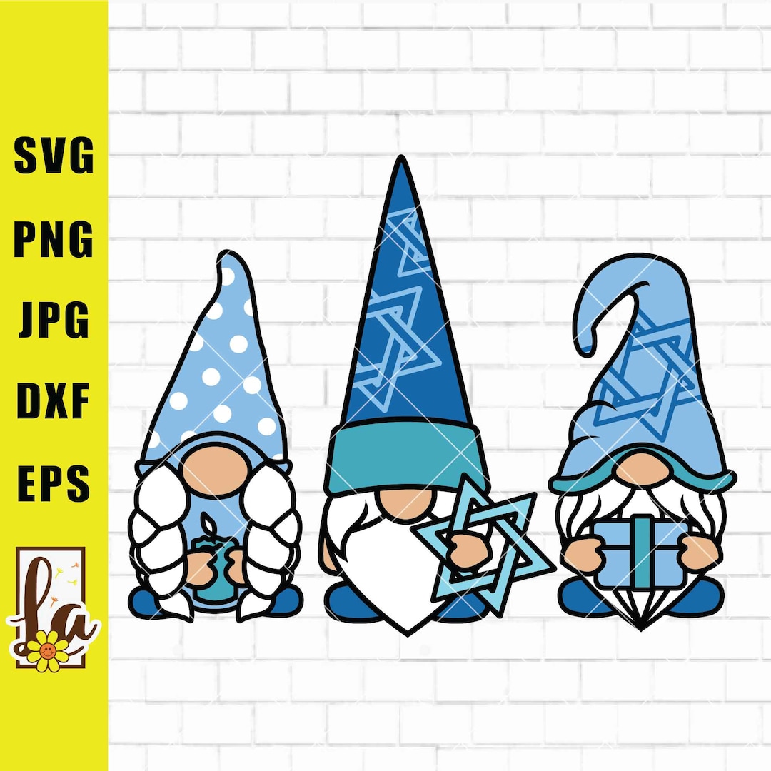 Hanukkah Gnomes Svg Hanukkah Svg Happy Hanukkah Cut Files Gnome With