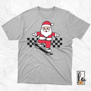 Santa Mugs Skater Skirt main image 0