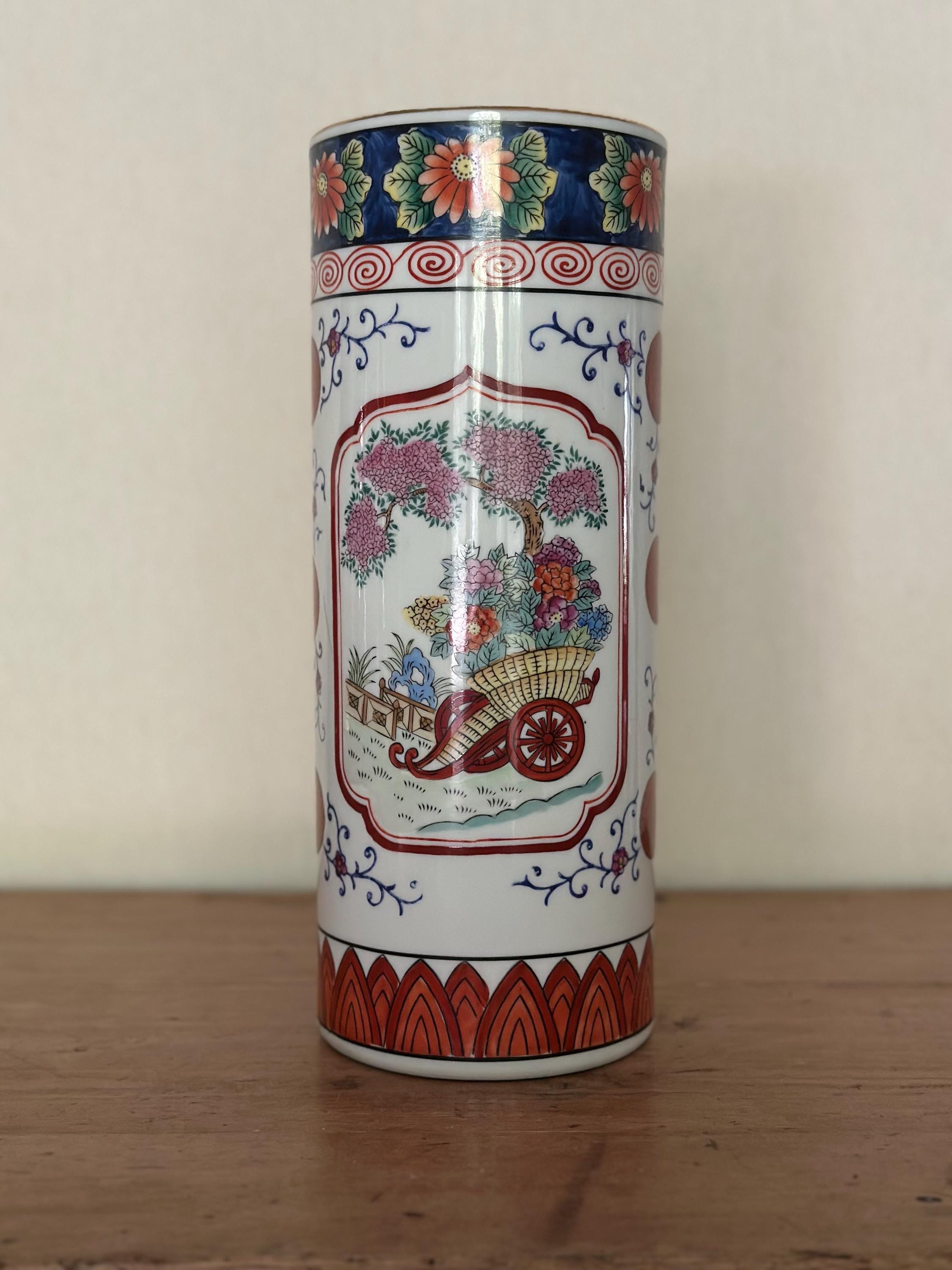 ヴィンテージアジア風花瓶 - Etsy 日本