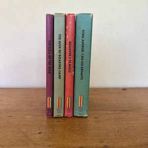 Vintage Set of 4 1970’s Children’s Classic Library Books