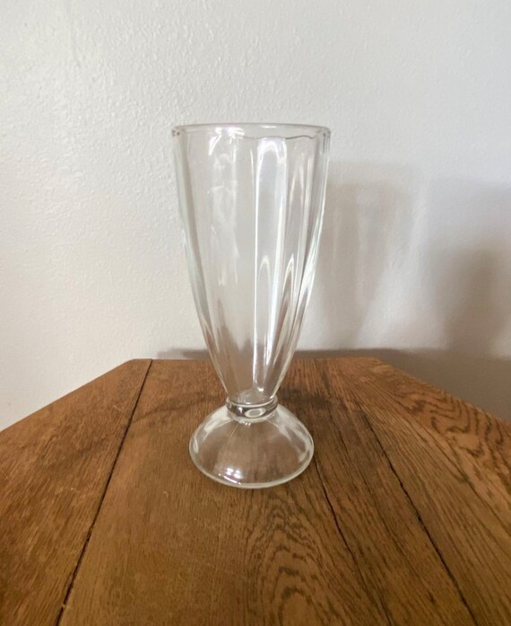 Vintage Set of Ice Cream Float Glasses Etsy