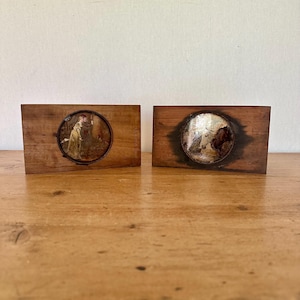 Antique Set of 2 T.H. McAllister Optician NY Chromotrope/Magic Lantern Slides