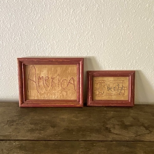 Vintage America and Liberty Cross Stitch Set of 2
