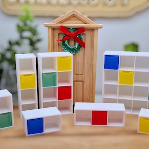 Gnome Shelf with Boxes Miniature