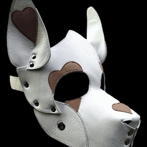 Puppy leather hood/Leather Pup Play Hood