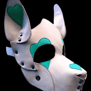 Puppy leather hood/Leather Pup Play Hood