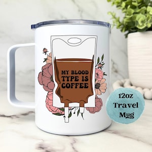 Funny Flower Coffee Travel Mug With Lid, Large Iced Coffee Mug For Camping, Plant Tumbler Gift For Her, Coffee Tumbler With Handle