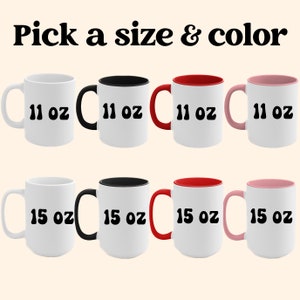Taza de salud mental, taza de amor propio, regalo para ella, taza de afirmación diaria, taza motivacional, taza de palabras de afirmación, taza de café I am Woman imagen 8