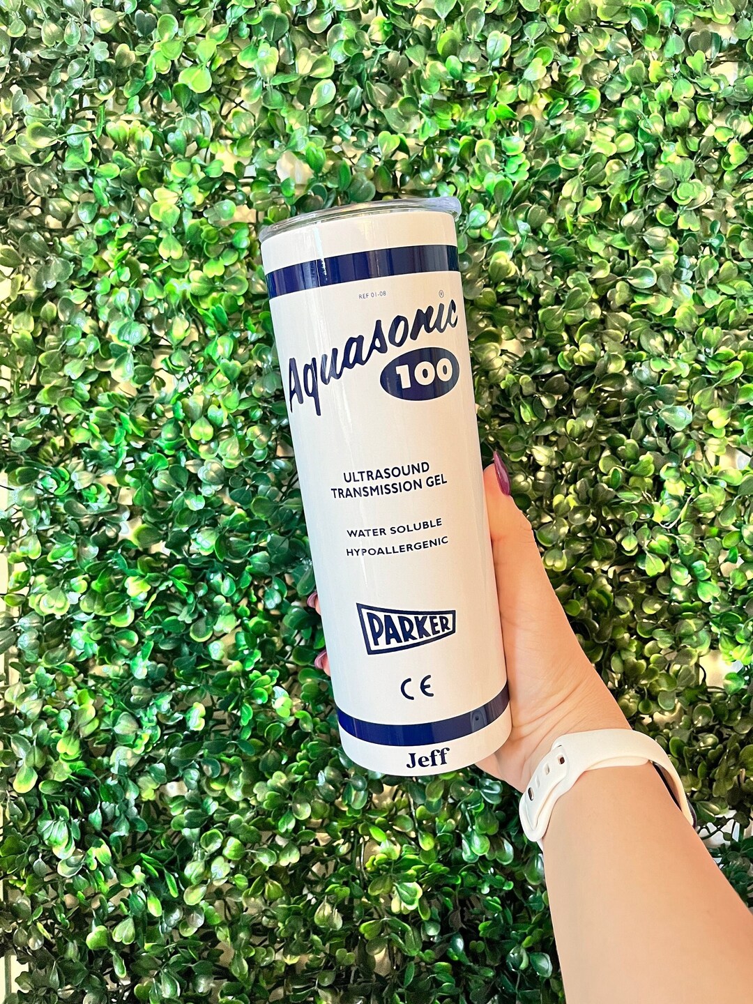 Custom Ultrasound Gel Tumbler Personalized Cardiac Etsy