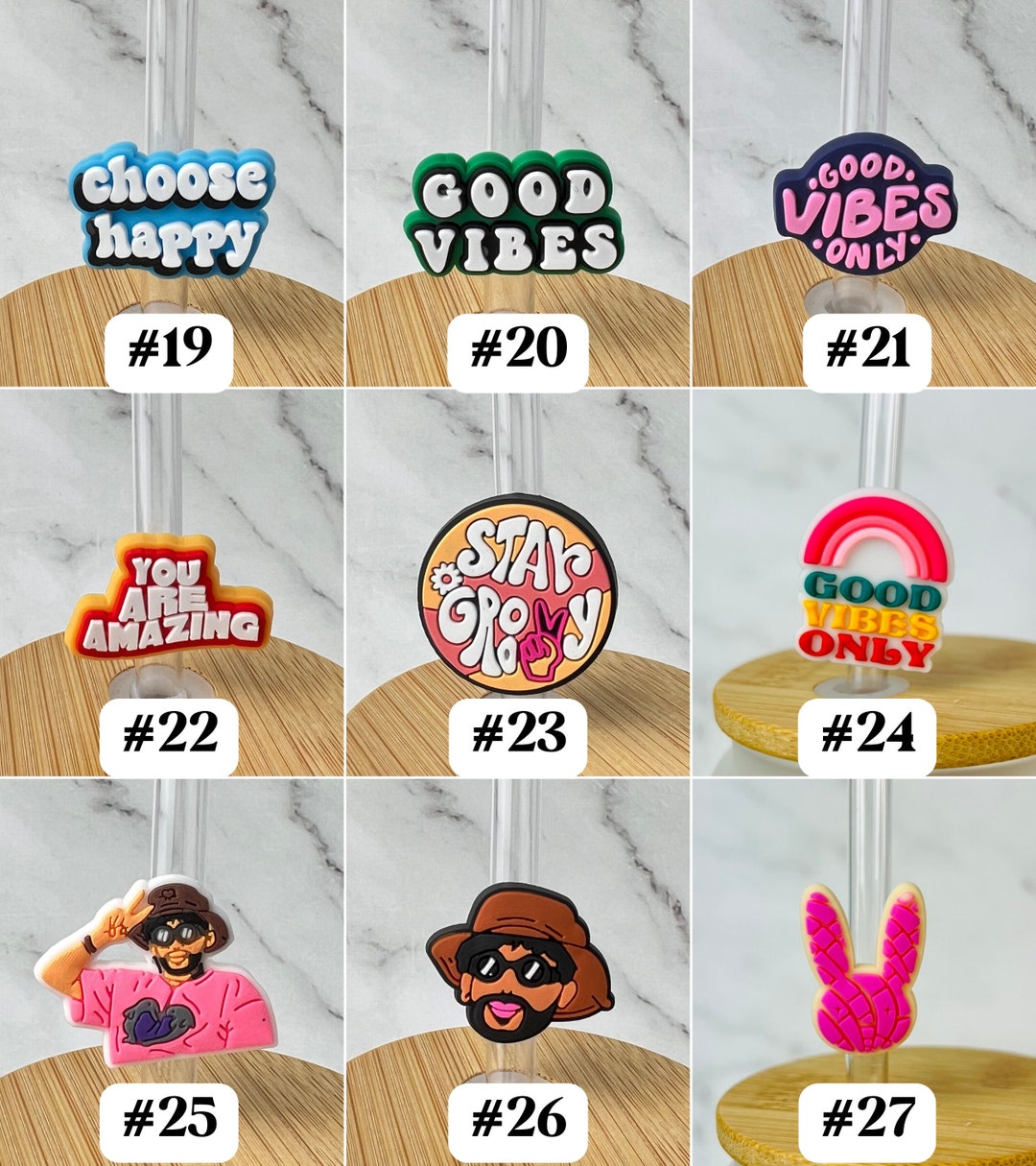 Straw Toppers, Tumbler Straw Stoppers, Cute Straw Topper, Straw Add on