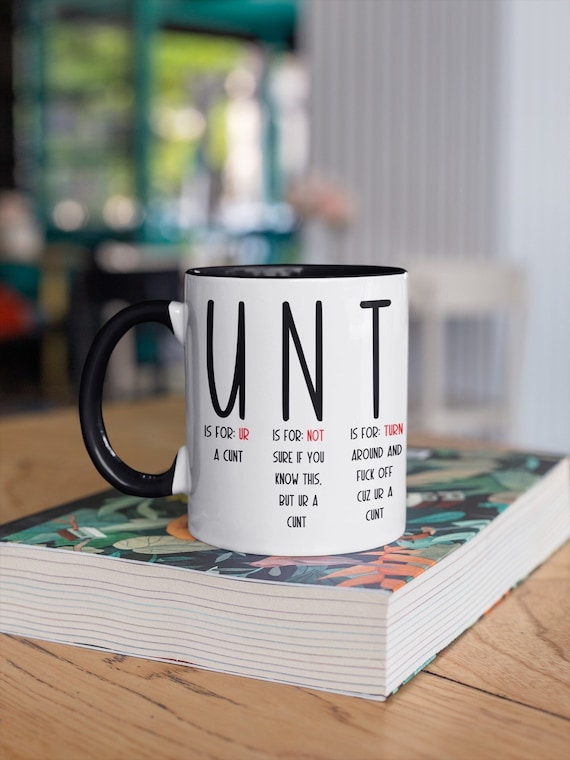 RUDECUNT MUG C**T MUG NOVELTY CHEEKY FUN BIRTHDAY OFFICE GIFT