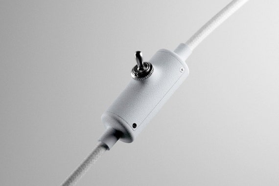 Lamp Cord Switch for Textile Cable, Better-Looking Inline Switch for Considered Lighting Details