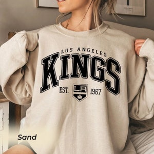 90s Los Angeles Kings NHL Woody Sports Hockey T-shirt Youth 