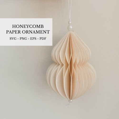 Christmas Paper Ornament SVG for Cricut Digital Etsy