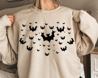 Fledermaus Sweatshirt, Fledermäuse Shirt, Its Frickin Bats, Witchy Sweatshirt, Oktober Sweatshirt, Süßes Halloween Sweatshirt, FledermausKostüm