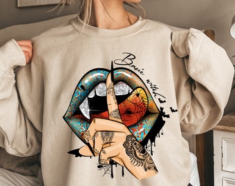 Basic Witch Sweatshirt, Witch Sweatshirt, Halloween Sweatshirt, Witch Sweater, Witchy Sweatshirt, Spooky Sweatshirt, Witches Sweatshirt