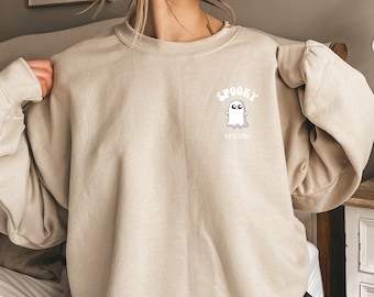 Spooky Season Sweatshirt, Ghost, Halloween Sweatshirt, Halloween Crewneck, Spooky Sweatshirt, Pumpkin Fall, Halloween Ghost
