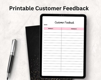 Customer Feedback | Printable | Instant Downloads