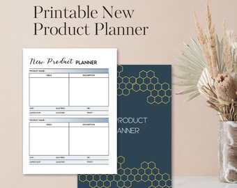New Product Planner | Printable | Instant Downloads