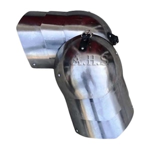 Medieval Arm Pauldron Shoulder Pair Plate Armor 18g Steel Set Halloween and Christmas Costume Gift Item