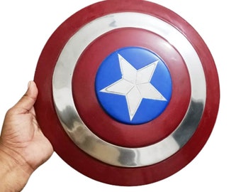 Captain America Shield, 12" Metal Movie Prop Replica, Cosplay Gift