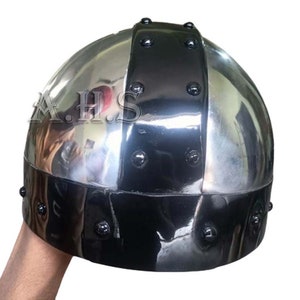 Mittelalter Wikinger Helm Ritter Kampfrüstung Nasal Normannen Helm Replik Kostüm Weihnachten Geschenk