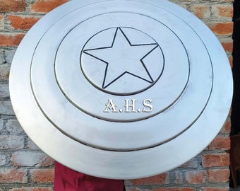 Metal Captain America Shield – 1:1 Scale Prop Replica, Cosplay Shield