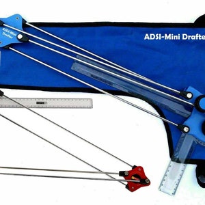 Universal-Drafting-Arm-vintage-Boardmaster-Drafting-Machine Mini dessinateur solide avec couvercle