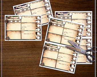 Digital NPC and Monster Sheets D&D 5e