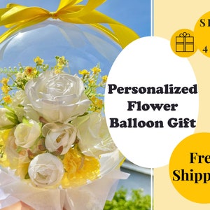 Congratulations & Celebrations: Customized Flower Balloons for Anniversaries, Graduations, and More!