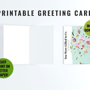 Printable Birthday Cards: Instant Digital Downloads for Heartfelt Greetings | DIY, Print at Home | Printable Birthday Card, Greeting Card
