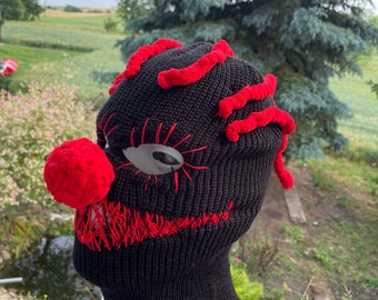 balaclava ski mask clown custom