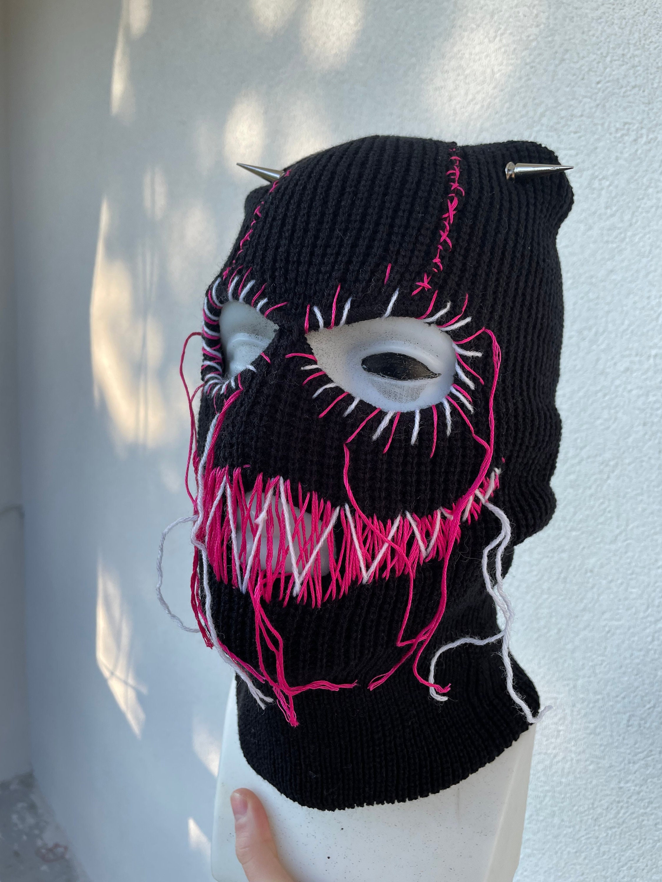 Venom Ski Mask Balaclava, Black Purple