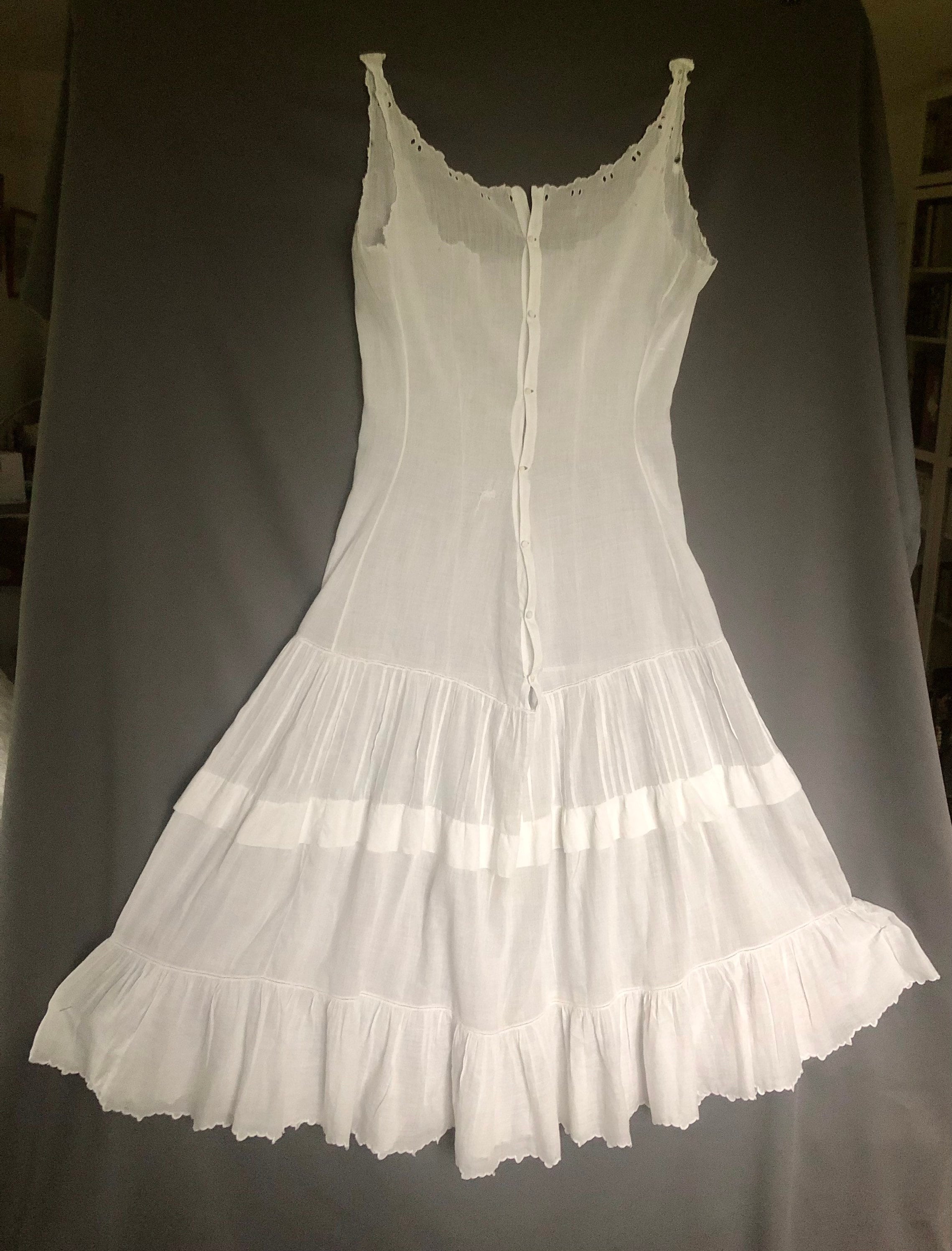 Antique Lace Chemise From the 1800s With Broderie Anglaise Etsy