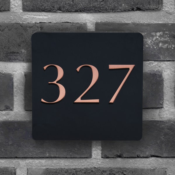 Copper House Number Etsy UK