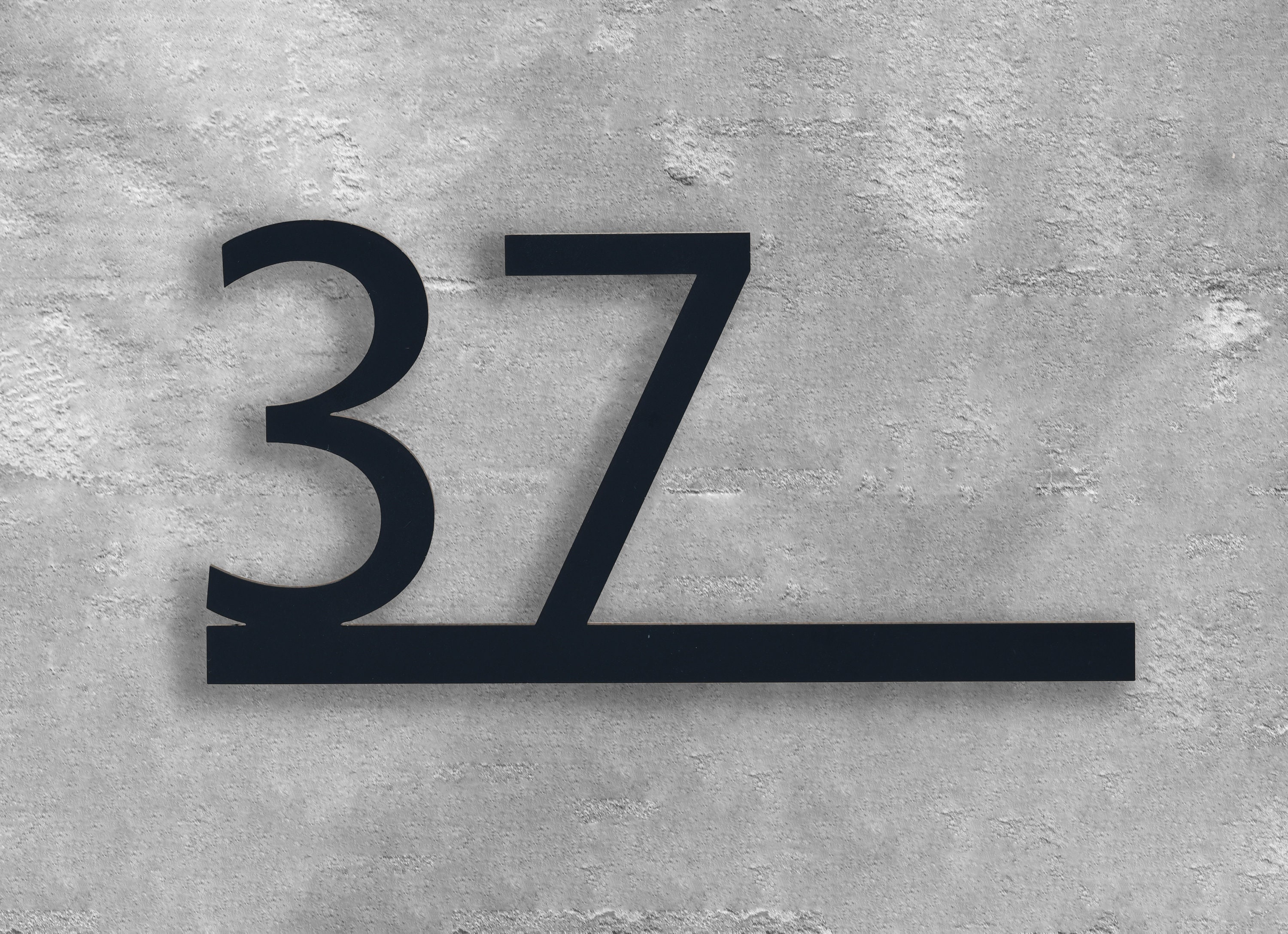 Handmade House Number 200mm Floating Signs - Etsy
