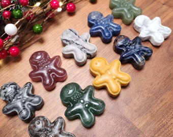 Crystal Gingerbread Men: Cute Holiday Decor - Small Display Pieces