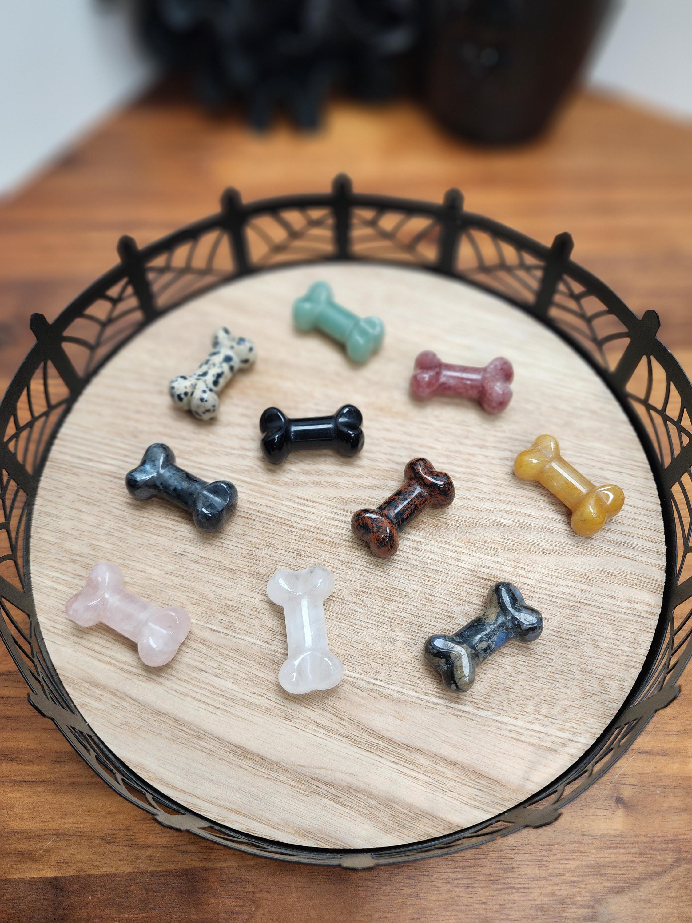 Obsidian Black Dog Figurine - Etsy