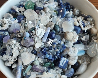 Winter Solstice Crystal Confetti Mix: Silver, Blue, & White