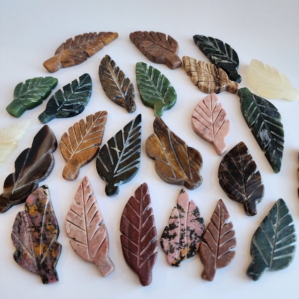 Hand Carved Leaf Mystery Pick! One leaf chosen intuitively just for you!