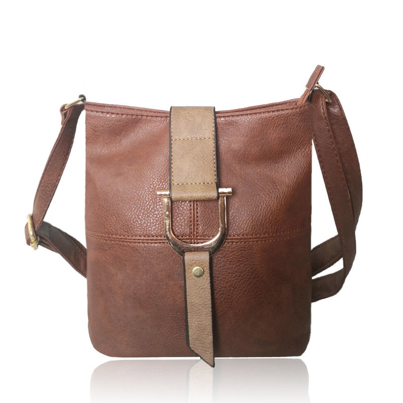 Sac à bandoulière élégant pour femme, sac à main à bandoulière de luxe pour femme, similicuir Redbrown