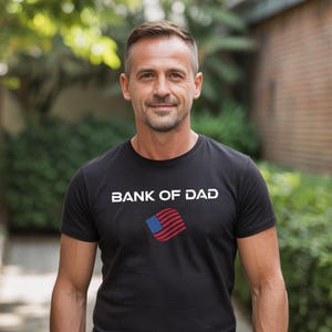 Maglietta per la festa del papà &quot;Bank of Dad&quot;