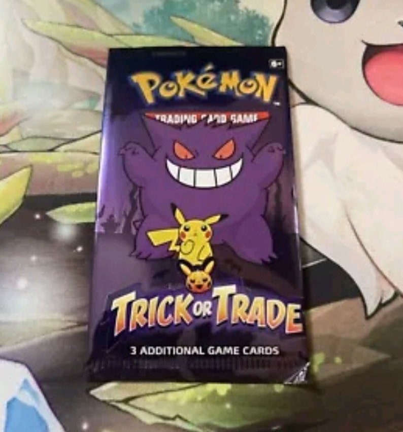 Pokemon Trick or Trade Booster Pack Etsy